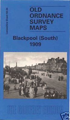 Blackpool South Old Ordnance Survey Map 1909