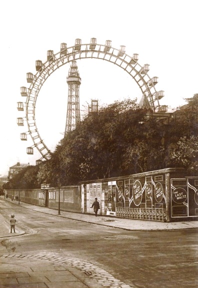 The Big Wheel Blackpool, viewed from Adelaide Street c1918.