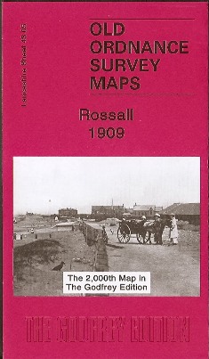 2006 Rossall near Fleetwood Old Ordnance Survey Map 1909 