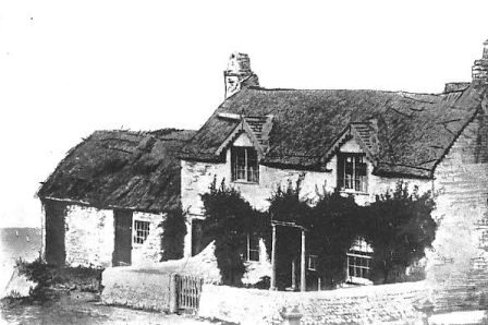 Some of the cottages at Fumbler's Hill (Cocker Street area), demolished in the 1860s to build the promenade fronting Claremont Park.