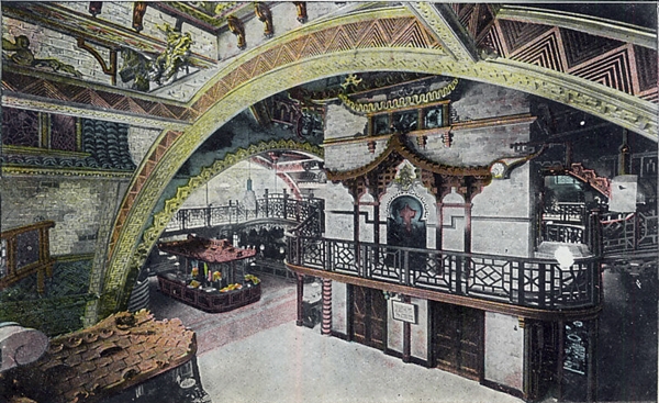 Chinatown, Blackpool Tower c1904.
