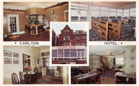Postcard of the Carlton Hotel, St.Annes c1980.