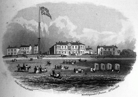 The Clifton Arms Hotel, Lytham, in 1854