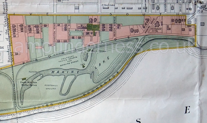 A plan of Fairhaven Lake in 1909