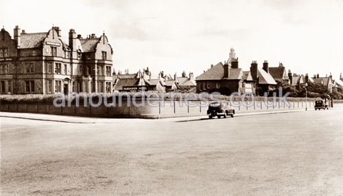 The Fairhaven Hotel viewed from the Promenade in the 1950s.