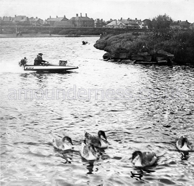Hydroplanes at Fairhaven Lake in 1954