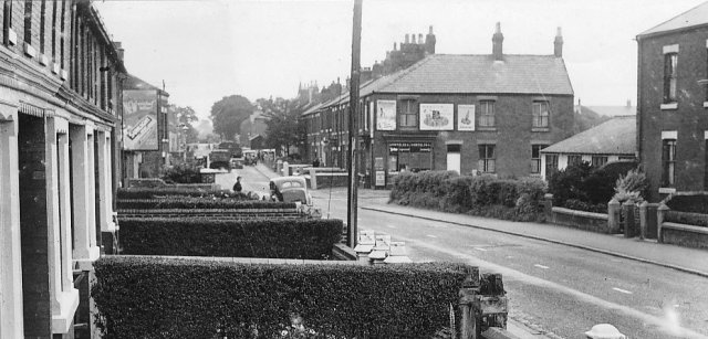 Photo of Lytham Road, Freckleton, in the 1950s.
