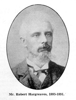 Robert Hargreaves, Chairman of St.Annes Local Board of Health (1885-1891).