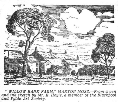 Willow Bank Farm, Marton Moss, Blackpool, 1953