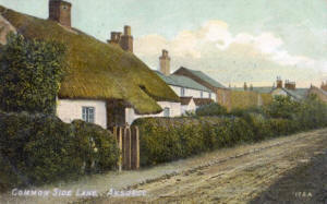 Cottages on Commonside (Worsley Road, Ansdell) c1905