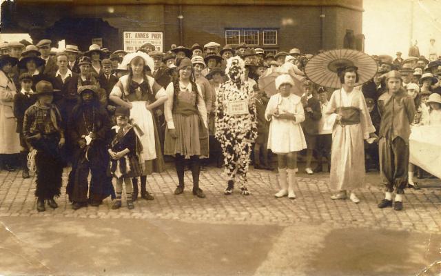 Photo of St.Annes Hospital Fete Day, about 1920.