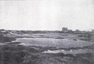 The tide breached the dunes on Clifton Drive North near the Ormerod Home.