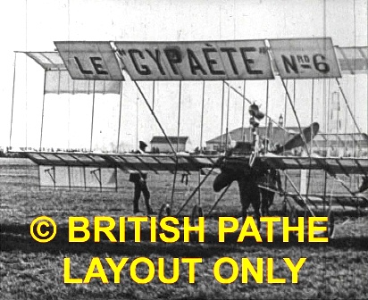 Blackpool Aviation Meeting 1910 Pathe - Flying display.