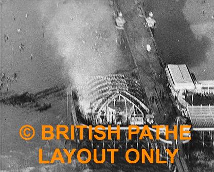 Blackpool North Pier Fire, Pathe News, 1938.