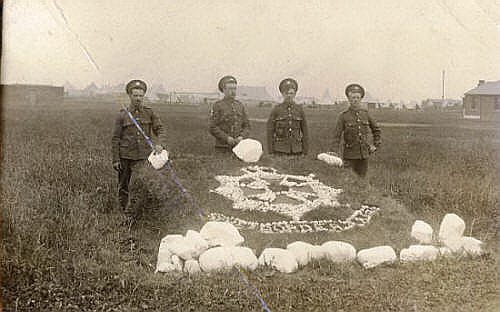 The Border Regiment at Squires Gate, 1911.