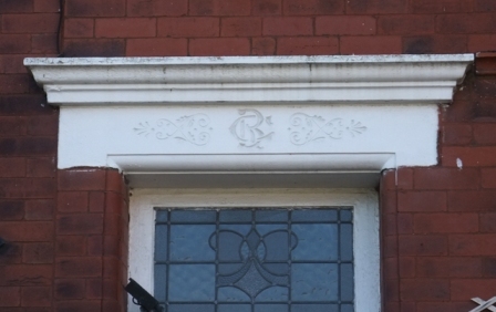 Initials of Richard Gorton Barlow, Glen May, Raikes Parade, Blackpool