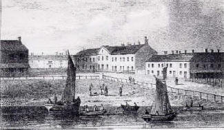Dicconson Terrace, Lytham c1830. Dicconson Terrace, Lytham c1830.
