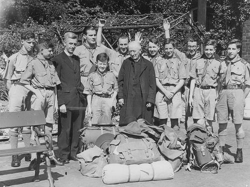 Photograph of Boy Scouts, Lytham 1950.