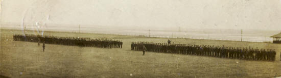 RFA Brigades on parade, Lytham Green, April, 1915. RFA Brigades on parade, Lytham Green, April, 1915.