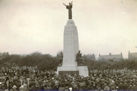  Unveiling the War Memorial, St.Annes, 1924.