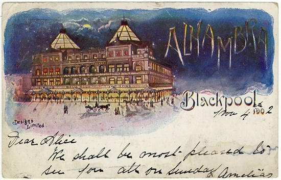 The Alhambra, Blackpool c1901