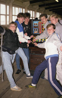 St.Annes Pier in the 1980s. St.Annes Pier in the 1980s.