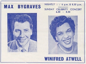 Coconut Grove, starring Josef Locke & Julie Andrews, the Hippodrome, Blackpool, 1949.