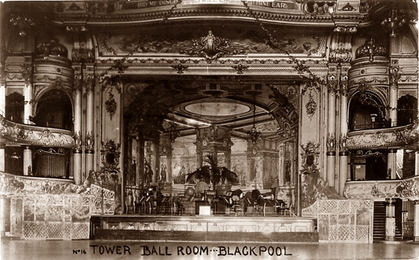 Blackpool Tower Ballroom c1918.