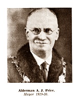 A. J. Price, Mayor of Lytham St.Annes 1929-1930. A. J. Price, Mayor of Lytham St.Annes 1929-1930.