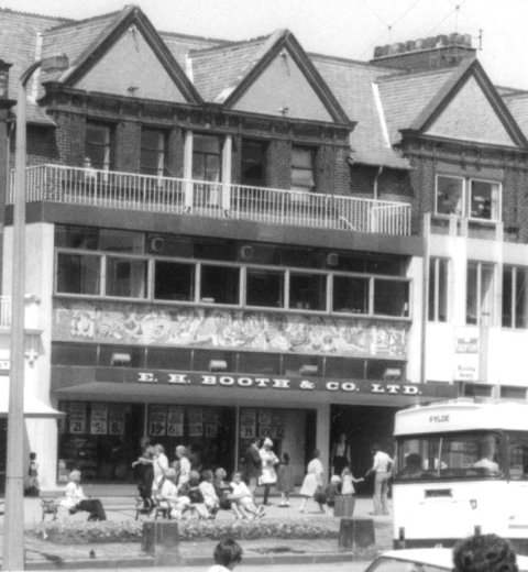 A photograph of E.H. Booth, Grocers St.Annes Square, in 1975.