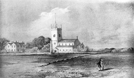 Lytham Church & Parsonage in the 1830s