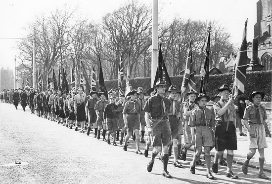 St.George's Day Parade, Lytham 1951.