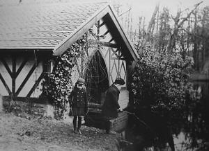 The Boat House, Lytham Hall, c1900.