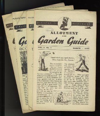 Miinistry of Agriculture Allotment and Garden Guides, 1945