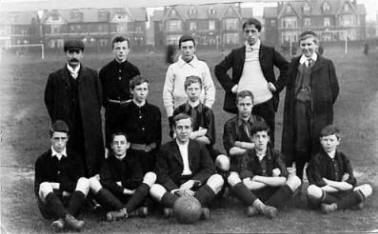 Boys from Pembroke House School on Seafield School playing Field, Lytham c1910