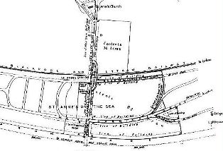 Plan for the new resort of St.Annes on the Sea, 1874.