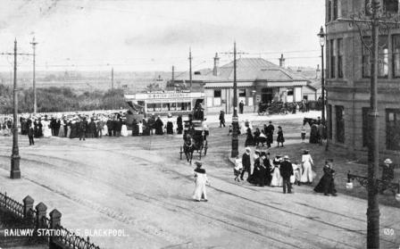 South Shore Station, Lytham Road, Blackpool c1905