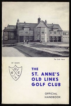 The St.Annes Old Links Golf Club Official Handbook 1960s