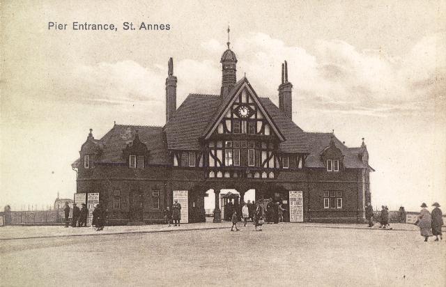 St.Annes Pier Entrance c1916
