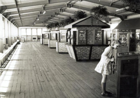 The extension to the Amusement Arcade, St.Annes Pier, completed in the late 1950s.