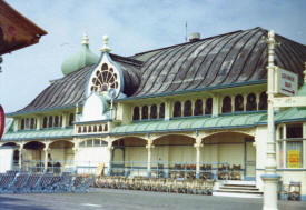 Photo of the Moorish Pavilion, St.Annes Pier shortly before the 1974 fire.