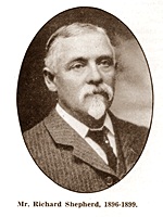 Richard Shepherd, Chairman of St.Annes Urban District Council 1896-99 Richard Shepherd, Chairman of St.Annes Urban District Council 1896-99