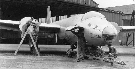 RAF Kirkham Canberra 1955 RAF Kirkham 1940 - 1957