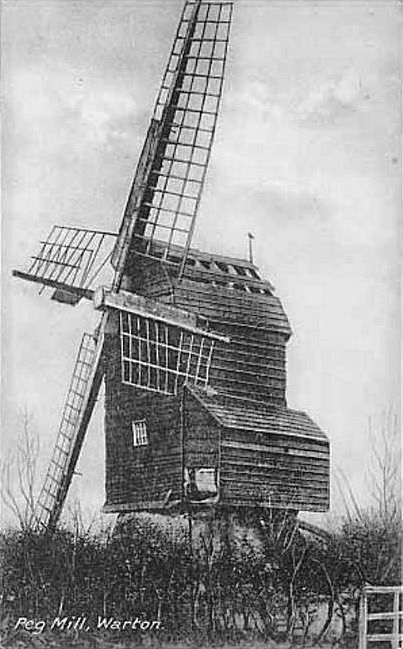 Warton Mill, near Lytham, Lancashire c1900.