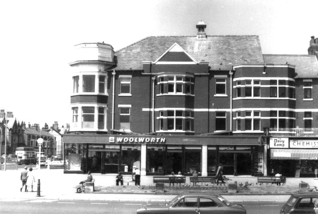 Woolworths, on the corner of St.Annes Square & Clifton Drive North, in 1975.